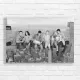 Iconic Friends Cast Skyline Lunch Canvas Print