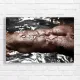 Sensual Wet Skin Abstract Art Canvas Print