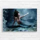 Mystic Mermaid Ocean Fantasy Canvas Print