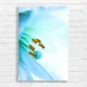 Serene Lily Macro Canvas Print