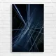 Geometric Light Grid Modern Abstract Canvas Print