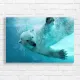 Majestic Polar Bear Underwater Arctic Adventure Canvas Print