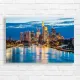 Frankfurt Skyline at Dusk Canvas Print