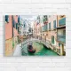 Venice Gondola Canal Bridge Canvas Print