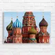 Moscow Cathedral Domes Canvas Print - Stunning Architecture