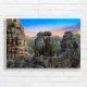 Angkor Wat Faces Majestic Sunset Canvas Print