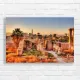 Ancient Egyptian Temple Sunset Canvas Print