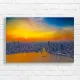Golden Shanghai Skyline Sunset Canvas Print